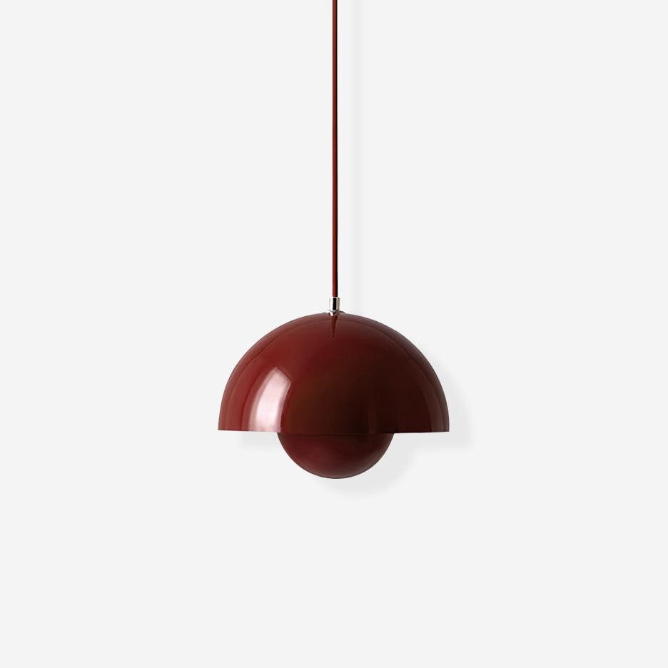 Geometrische Pendelleuchte aus Aluminium