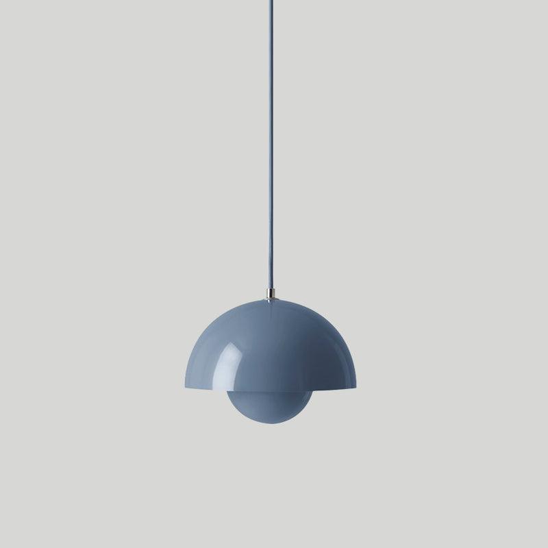 Geometrische Pendelleuchte aus Aluminium