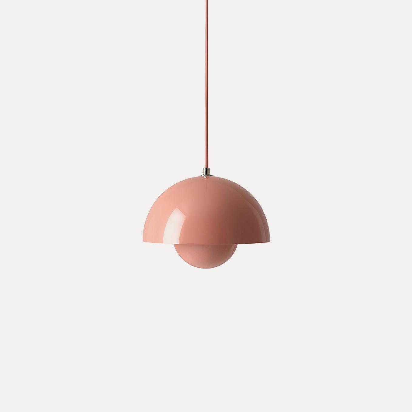 Geometrische Pendelleuchte aus Aluminium