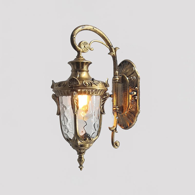 Vintage-Wandleuchte aus Messing