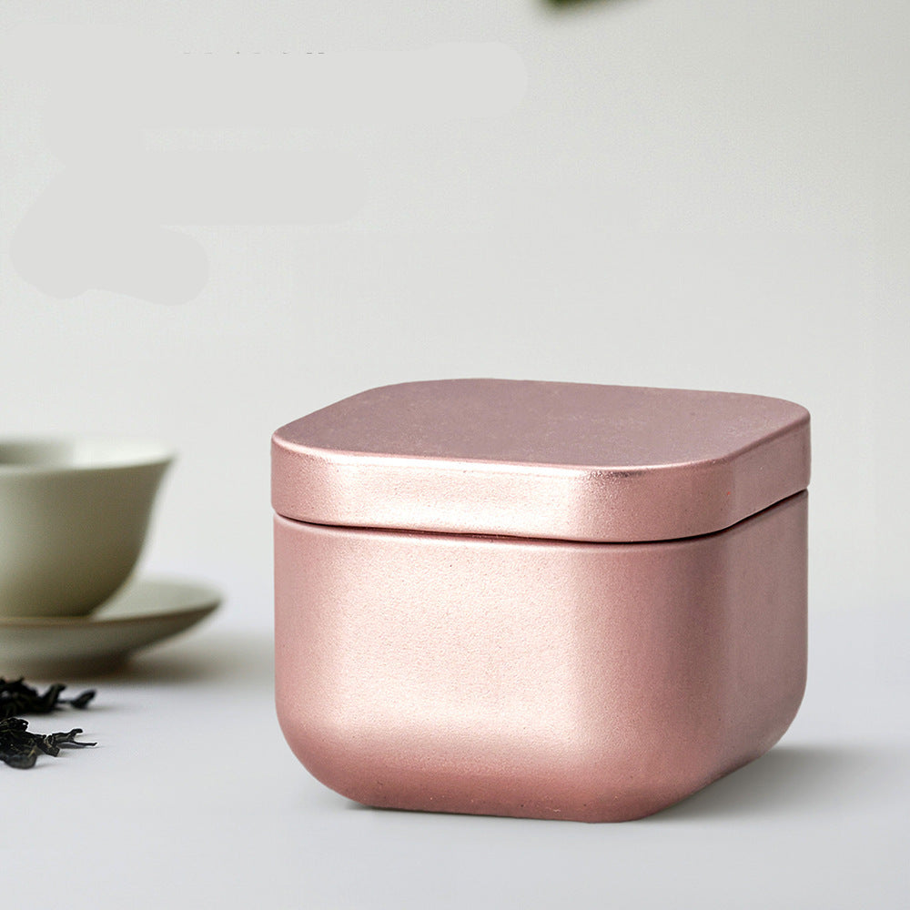 Minimalistische Metall-Aufbewahrungsbox