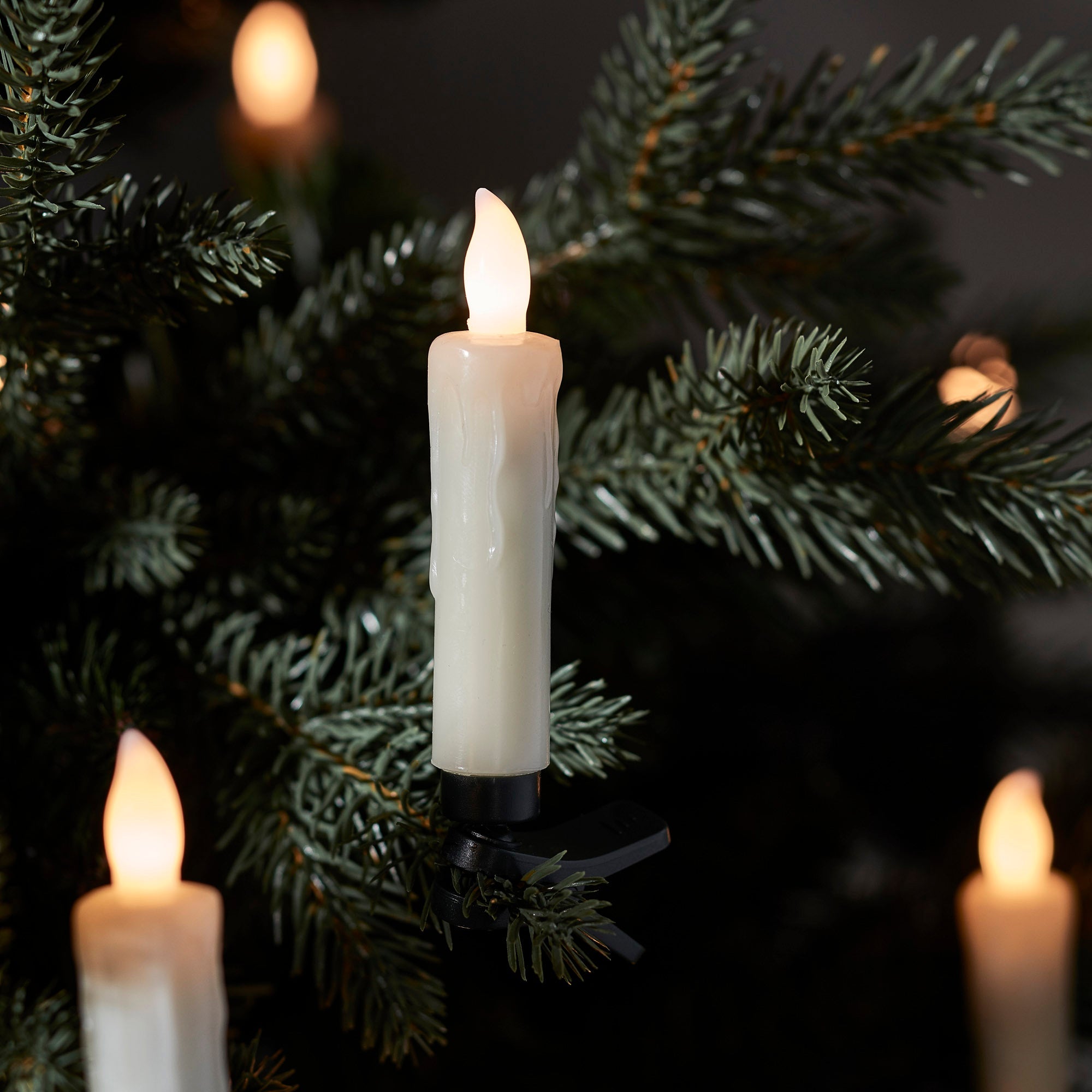 Wiederaufladbare Weihnachtsbaumkerzen