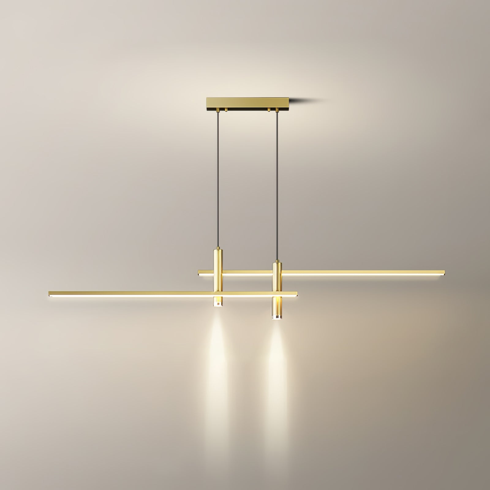 Minimalistische Pendelleuchte aus Eisen