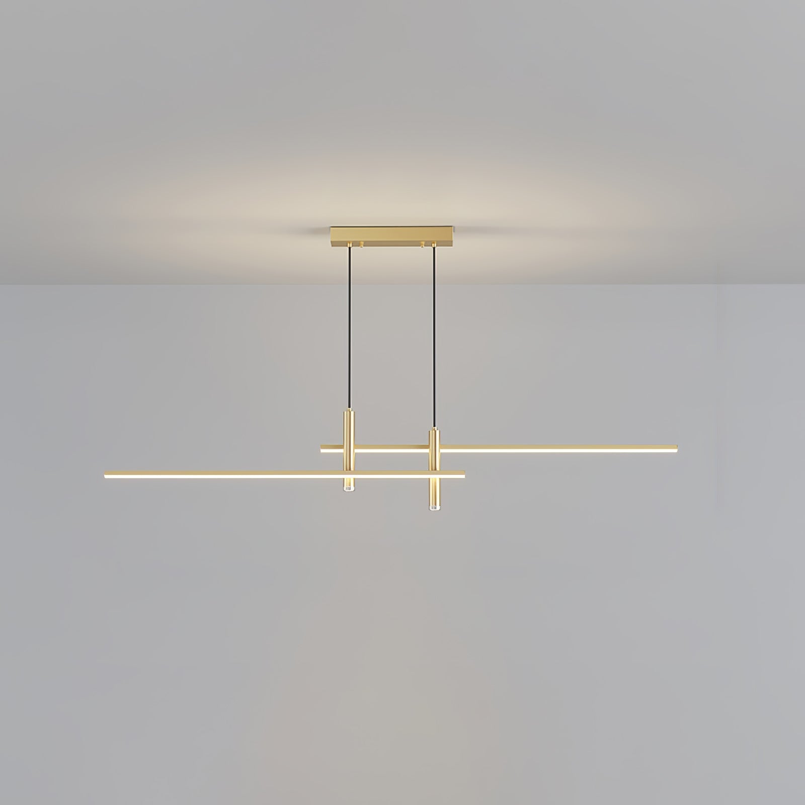 Minimalistische Pendelleuchte aus Eisen