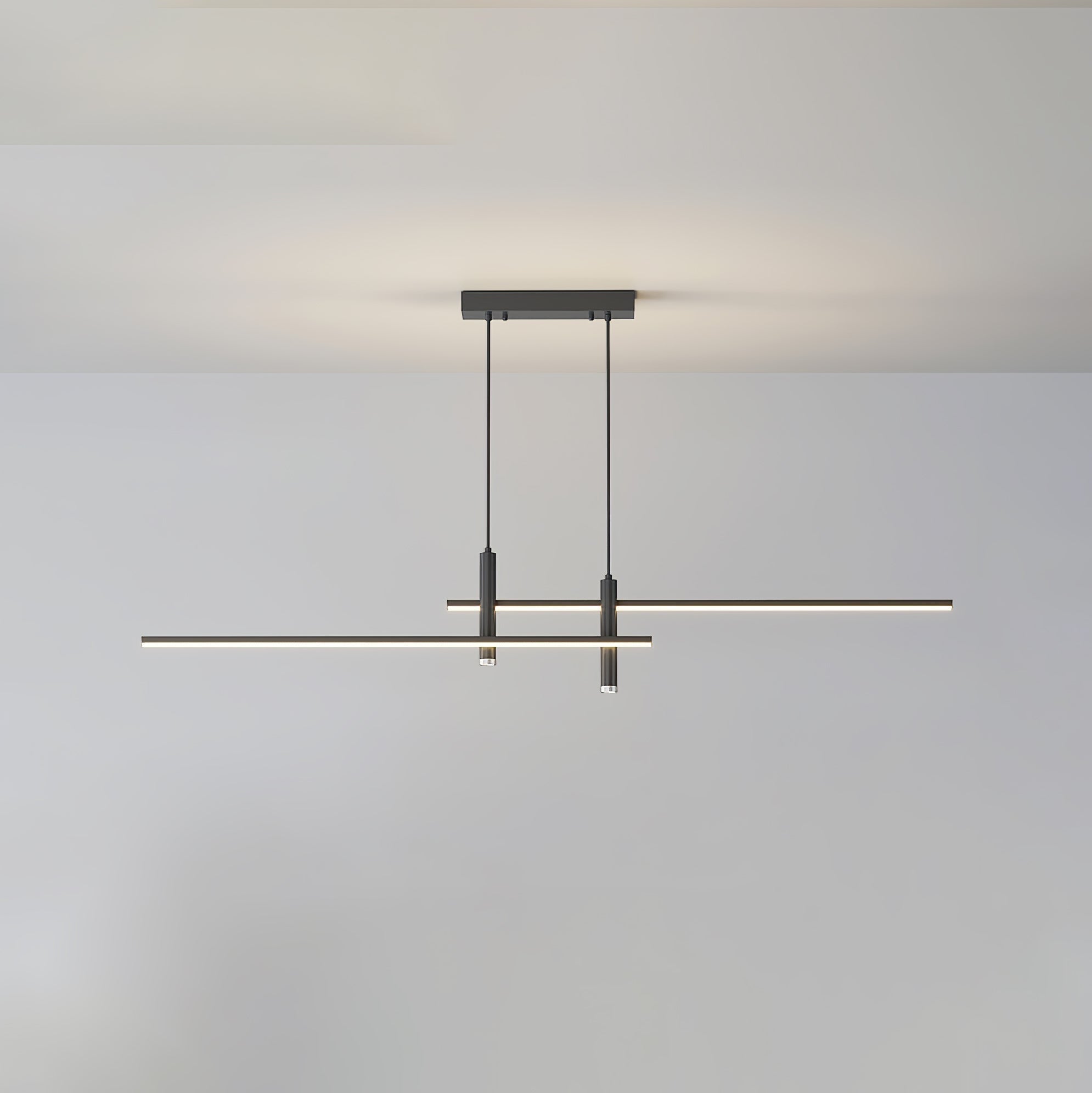 Minimalistische Pendelleuchte aus Eisen