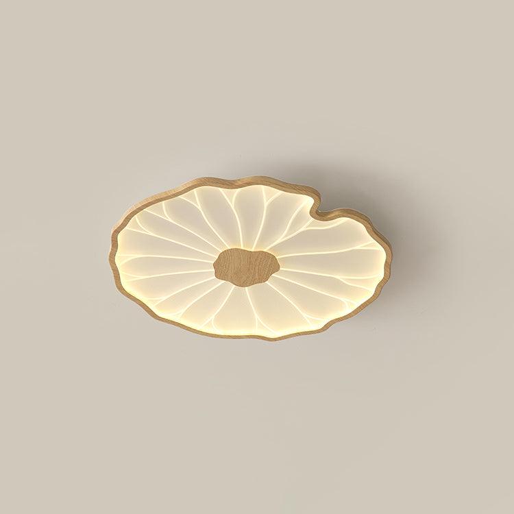 Deckenleuchte aus Lotus-Holz