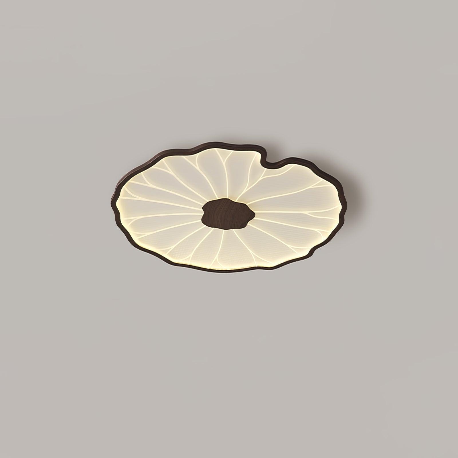 Deckenleuchte aus Lotus-Holz
