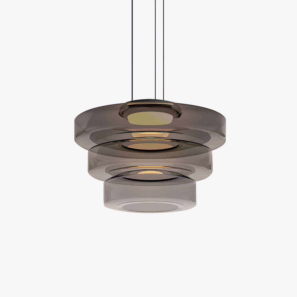 Minimalistische Glas-Pendelleuchte
