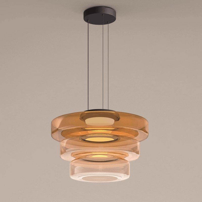 Minimalistische Glas-Pendelleuchte