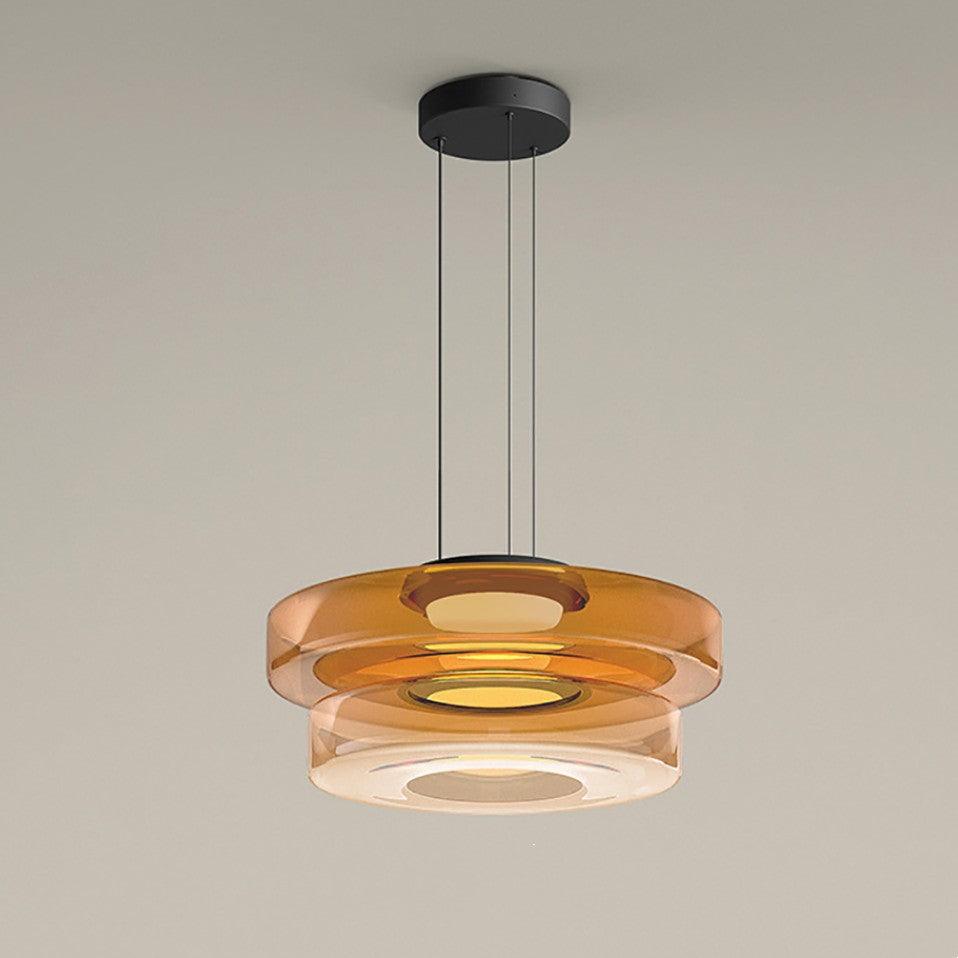 Minimalistische Glas-Pendelleuchte
