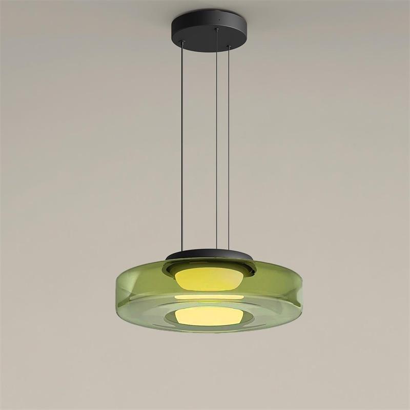 Minimalistische Glas-Pendelleuchte