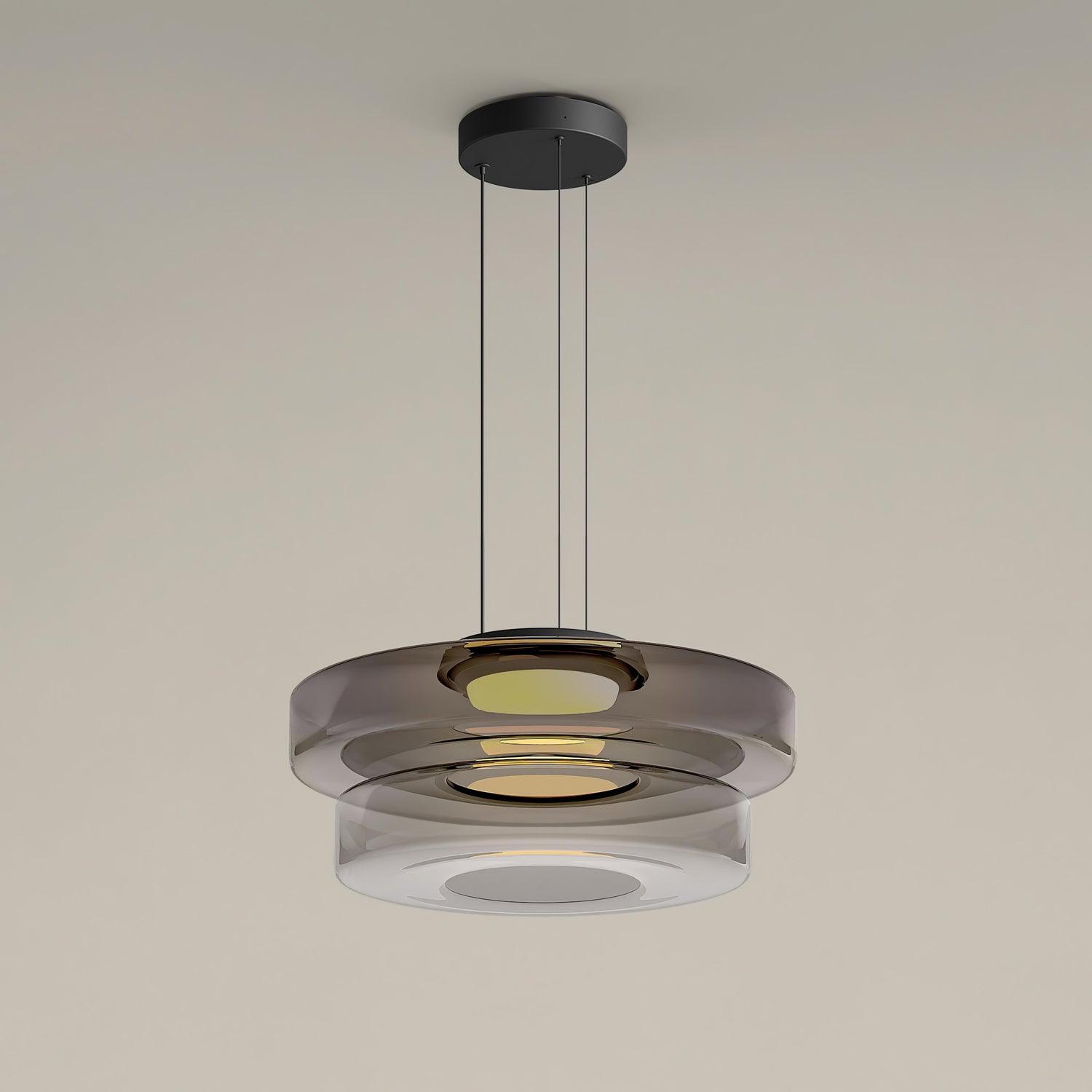 Minimalistische Glas-Pendelleuchte