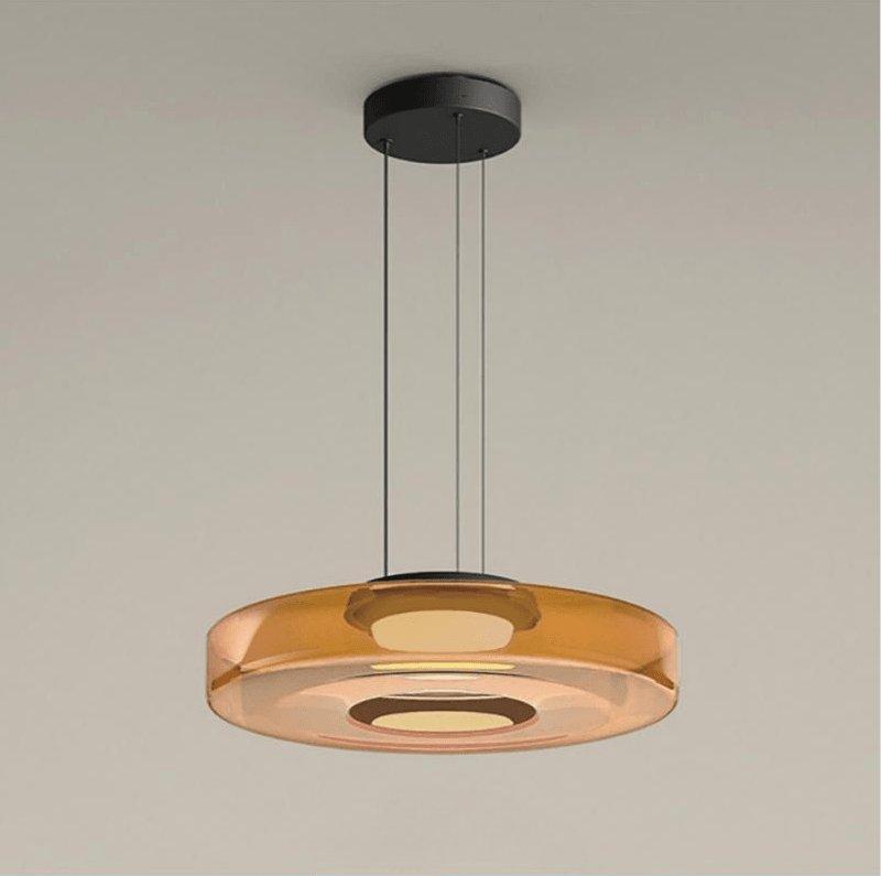 Minimalistische Glas-Pendelleuchte
