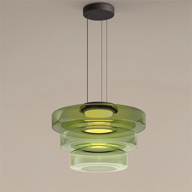 Minimalistische Glas-Pendelleuchte