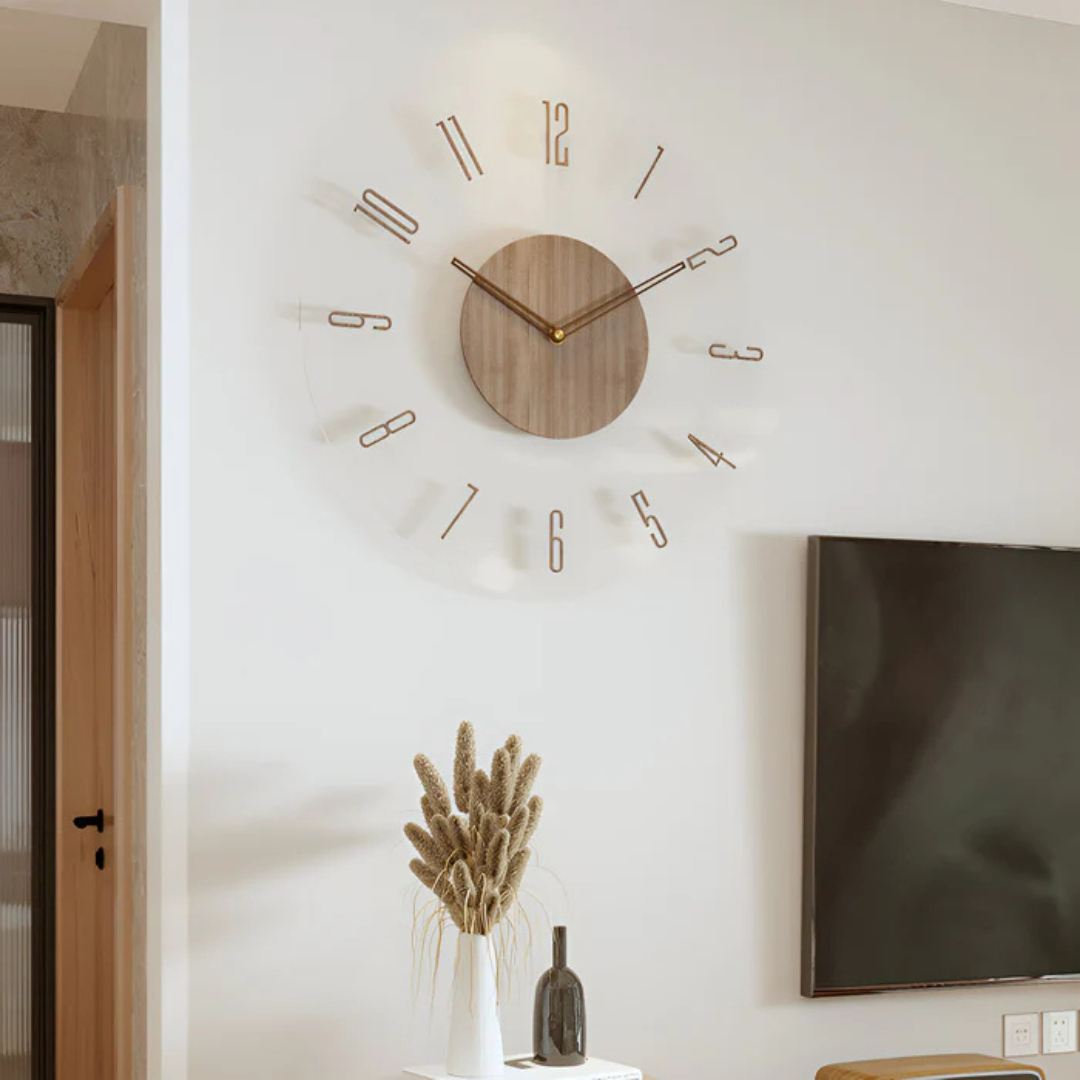 Moderne Wanduhr aus Acryl