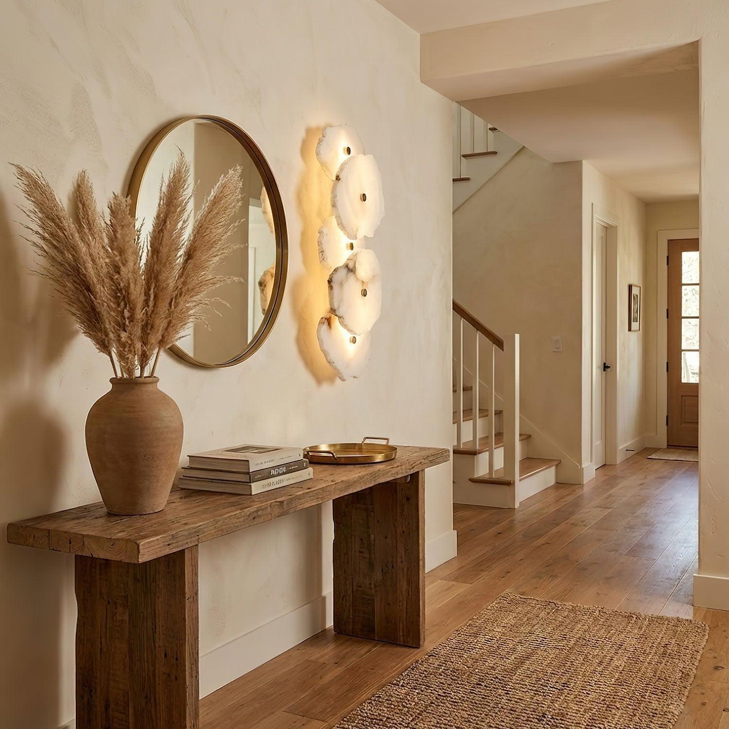 Moderne Wandleuchte aus Marmor