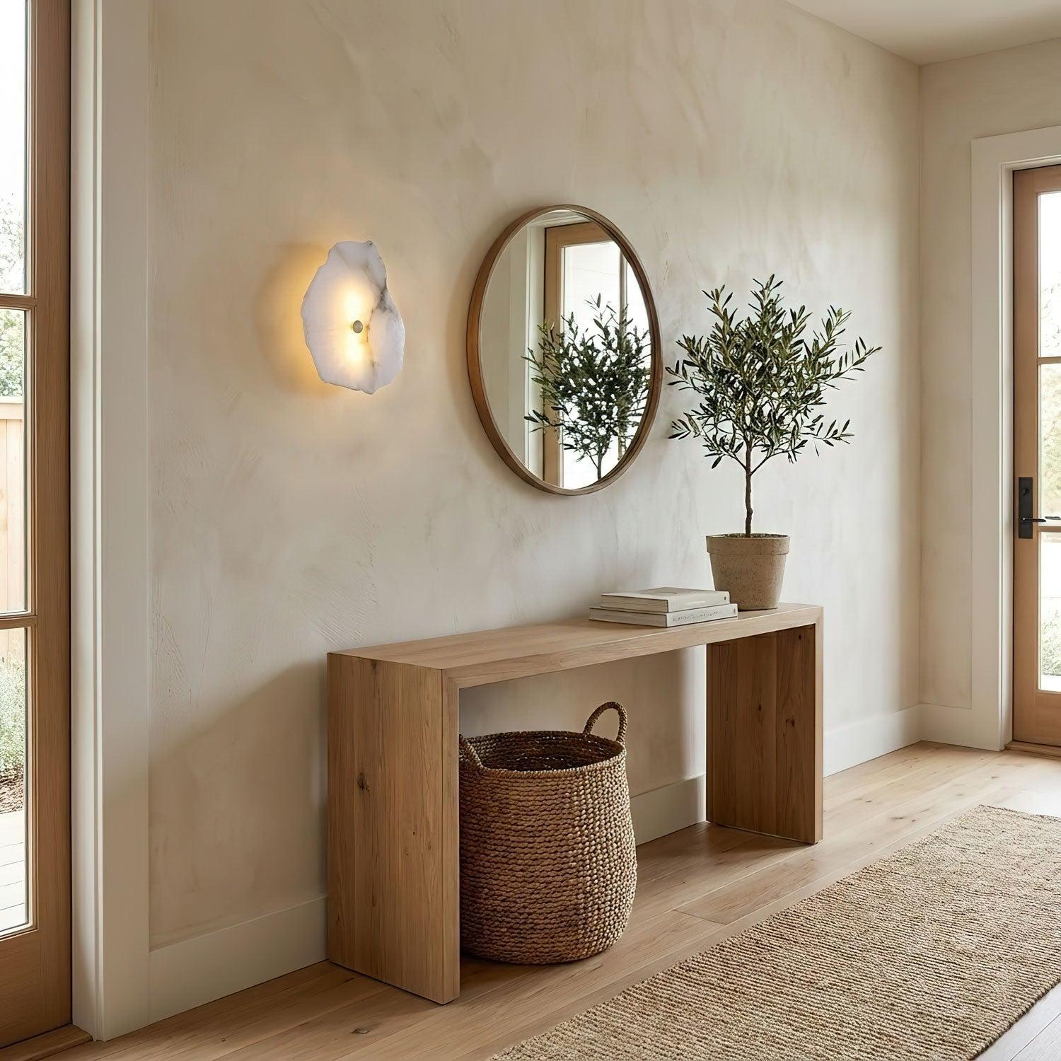 Moderne Wandleuchte aus Marmor