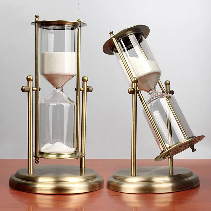 Moderne Sanduhr aus Zink