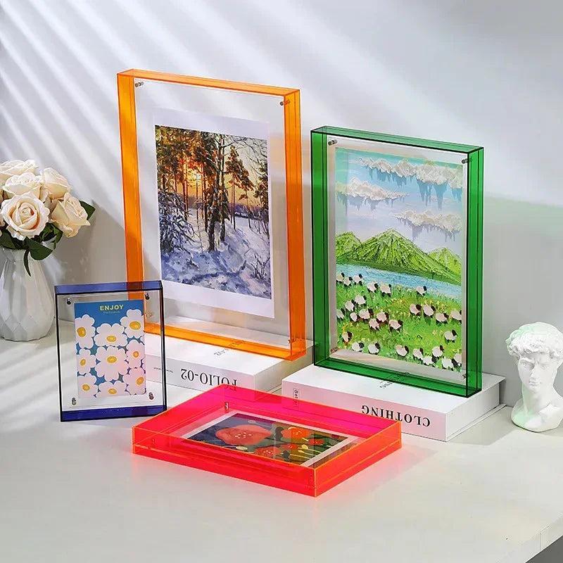 Moderner Bilderrahmen aus Acryl