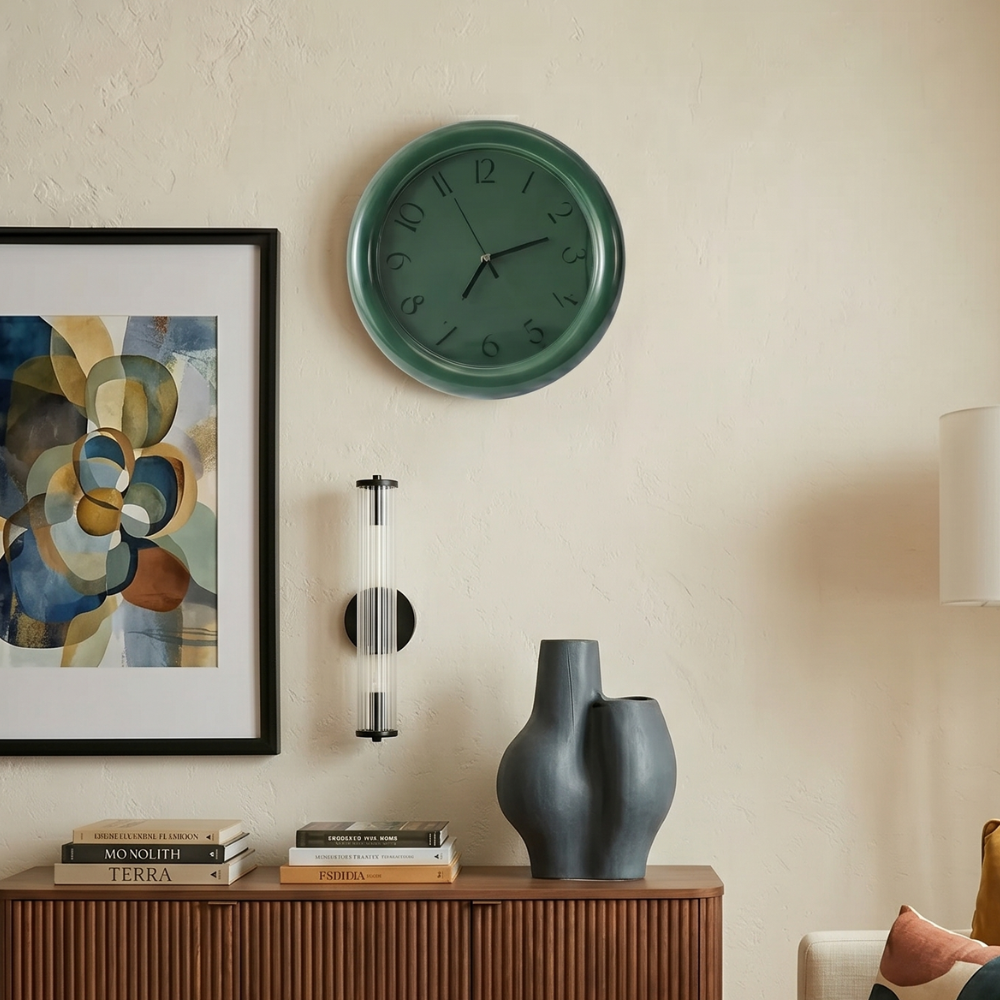 Geräuschlose Wanduhr