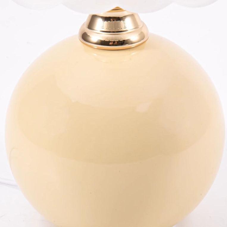 Tischlampe im nordischen Stil mit Glaskuppel