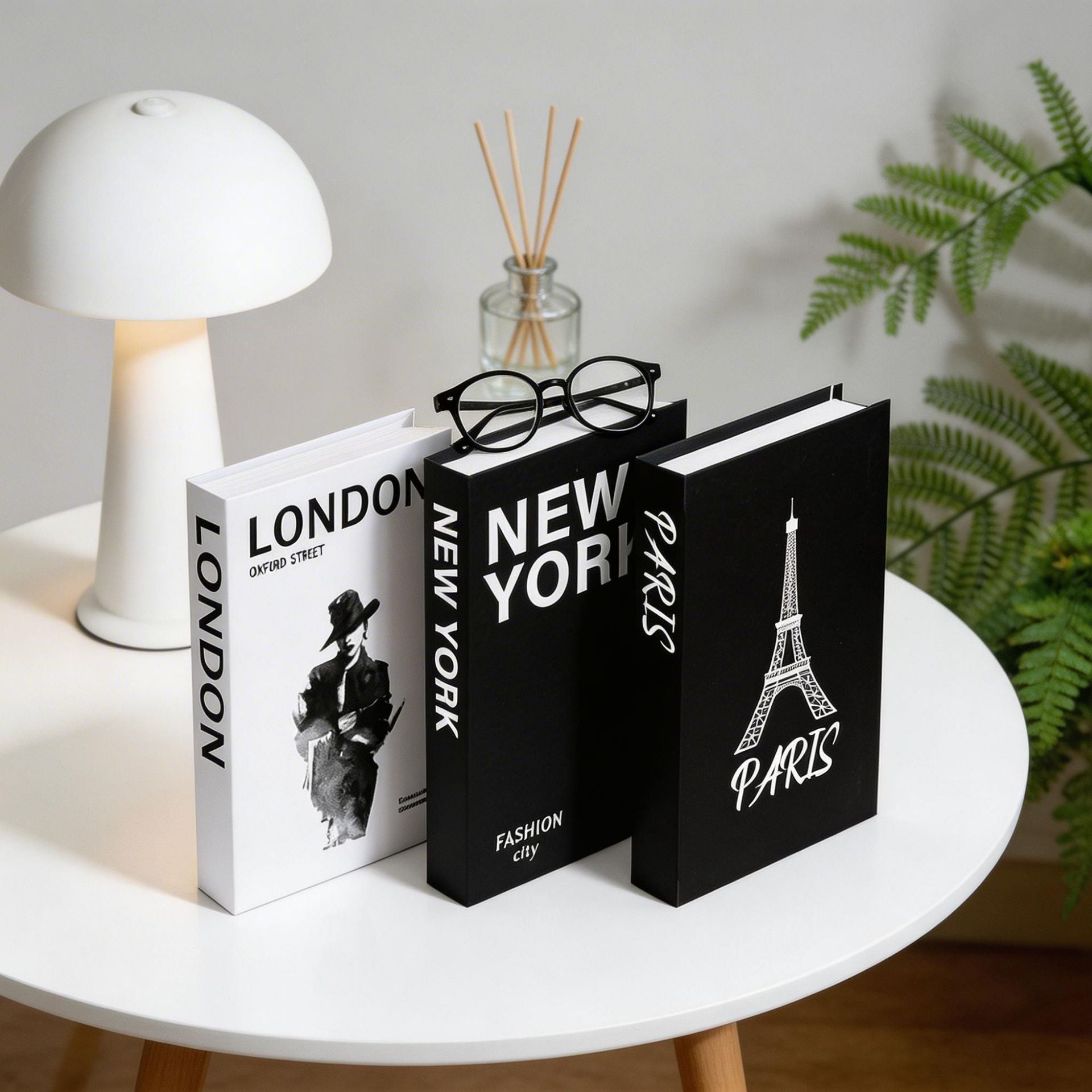 Modernes Dekobuch-Set