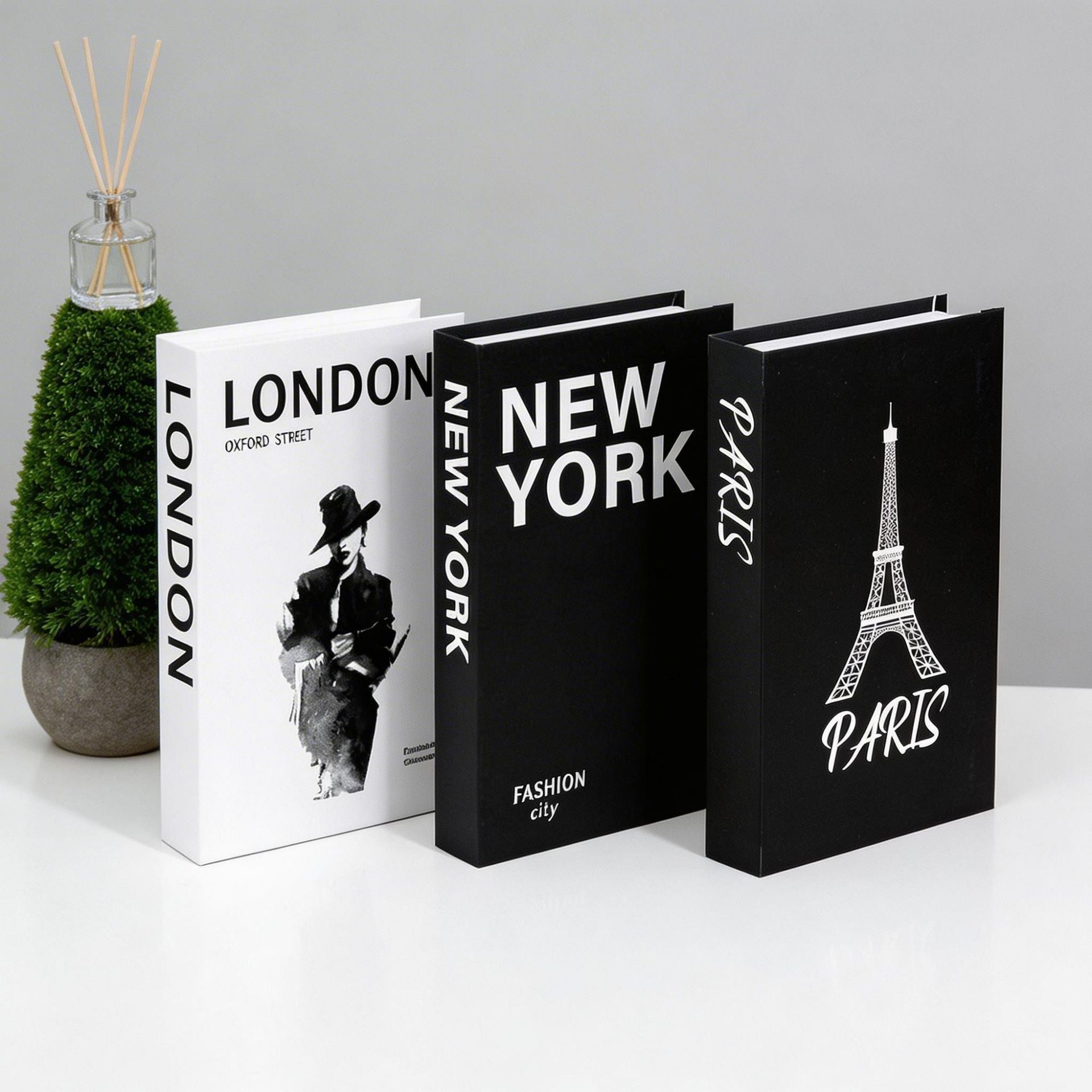 Modernes Dekobuch-Set