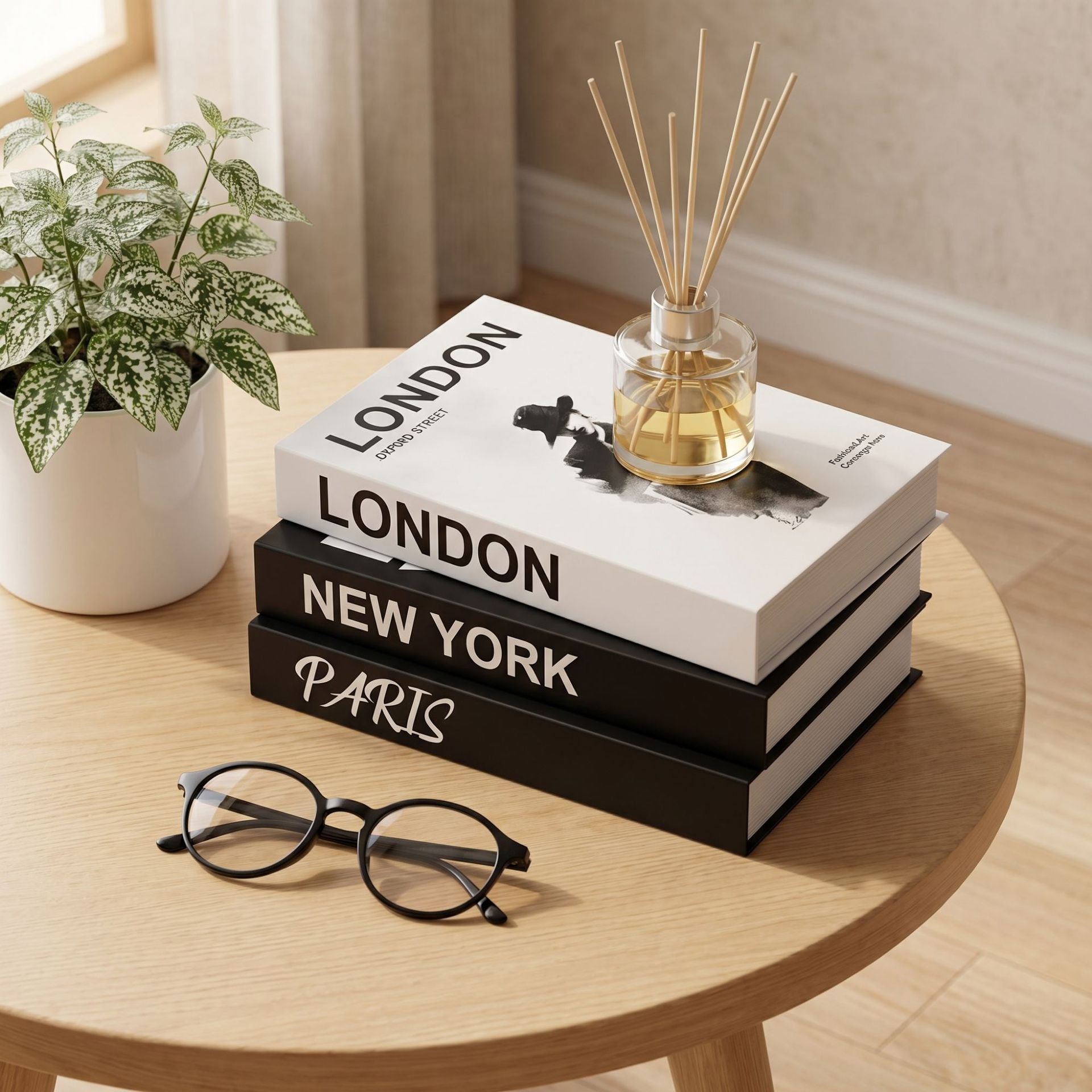 Modernes Dekobuch-Set