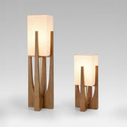Stehlampe im japanischen Wabi Sabi Stil