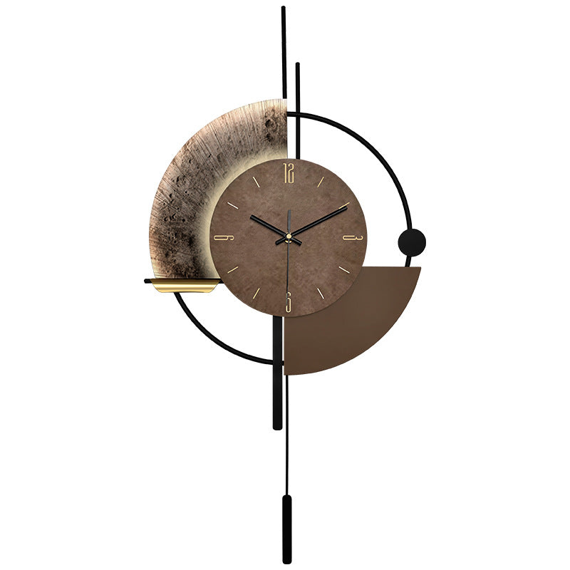 Moderne Wanduhr aus Metall