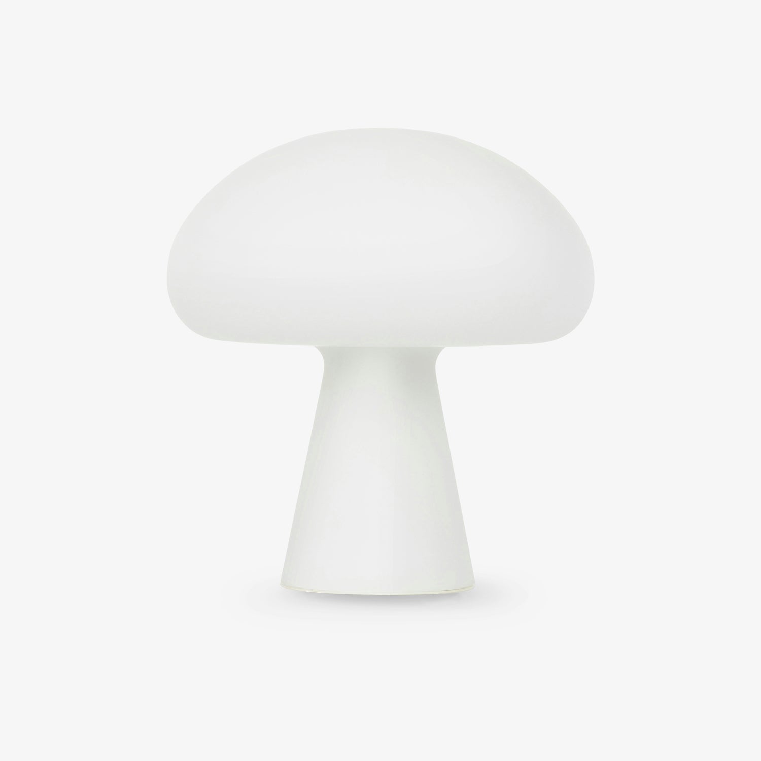 Tragbare Tischlampe mit Glaskuppel