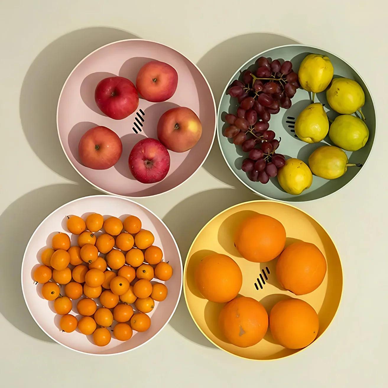 Skandinavische Obstschale aus Kunststoff