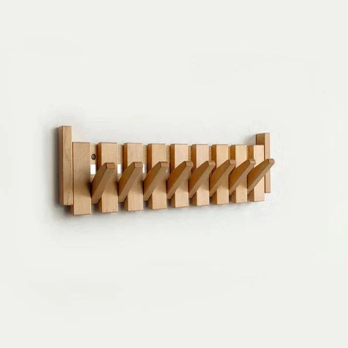 Wandregal aus Holz im Klavier-Tasten-Design