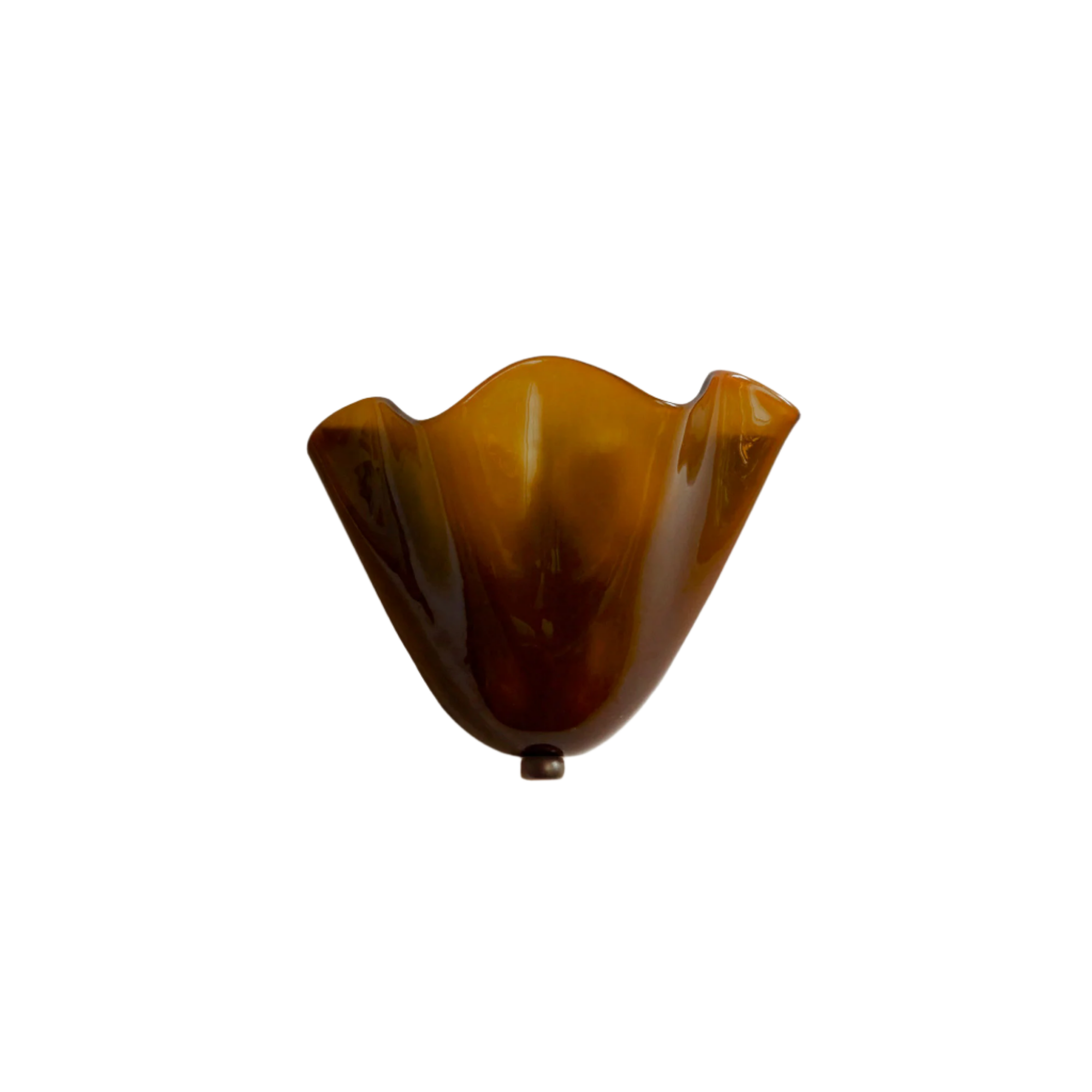 Wandleuchte aus farbigem Glas im Retro-Stil