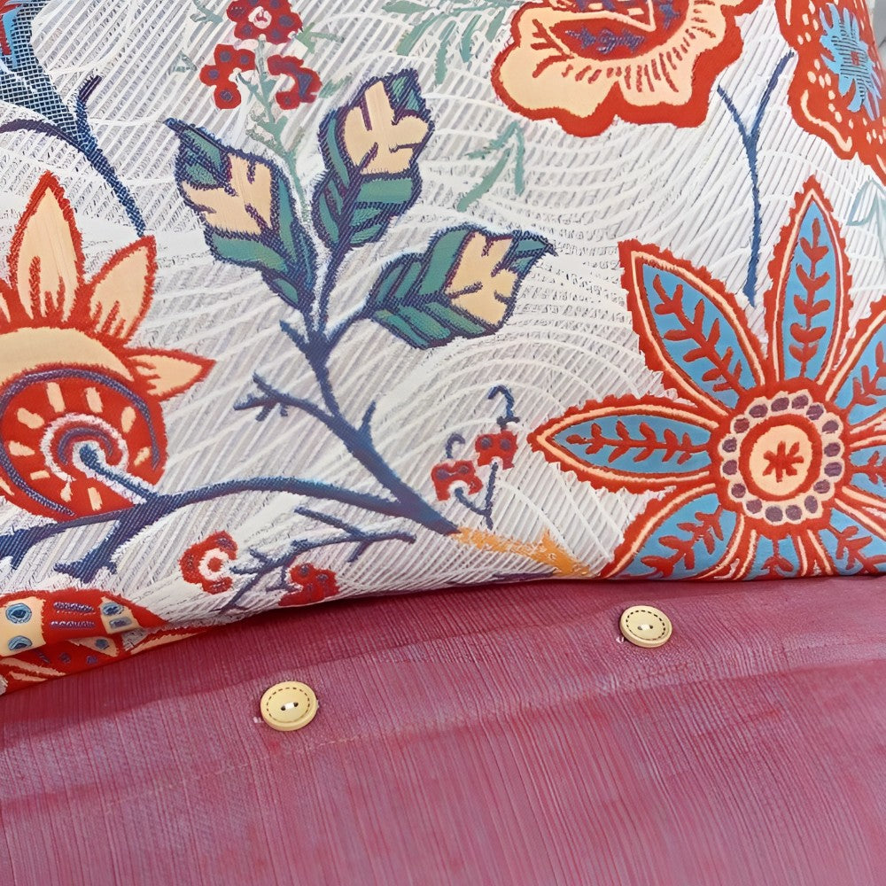 Kissenbezüge im Boho-Stil mit rustikalen Blumenmustern