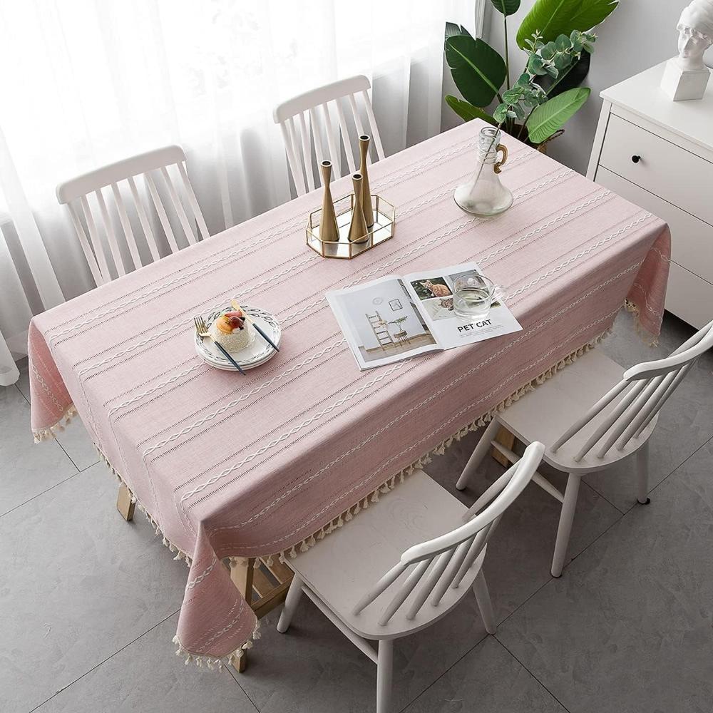 Tischdecke aus natürlichem Leinen für das Esszimmer