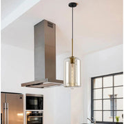 Moderne Glas-Pendelleuchte