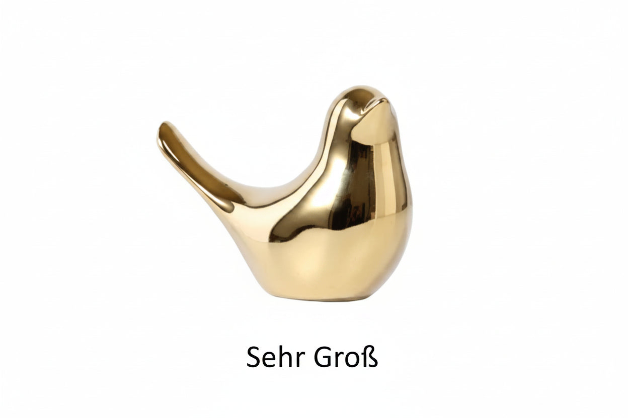 Vogelfigur aus Porzellan