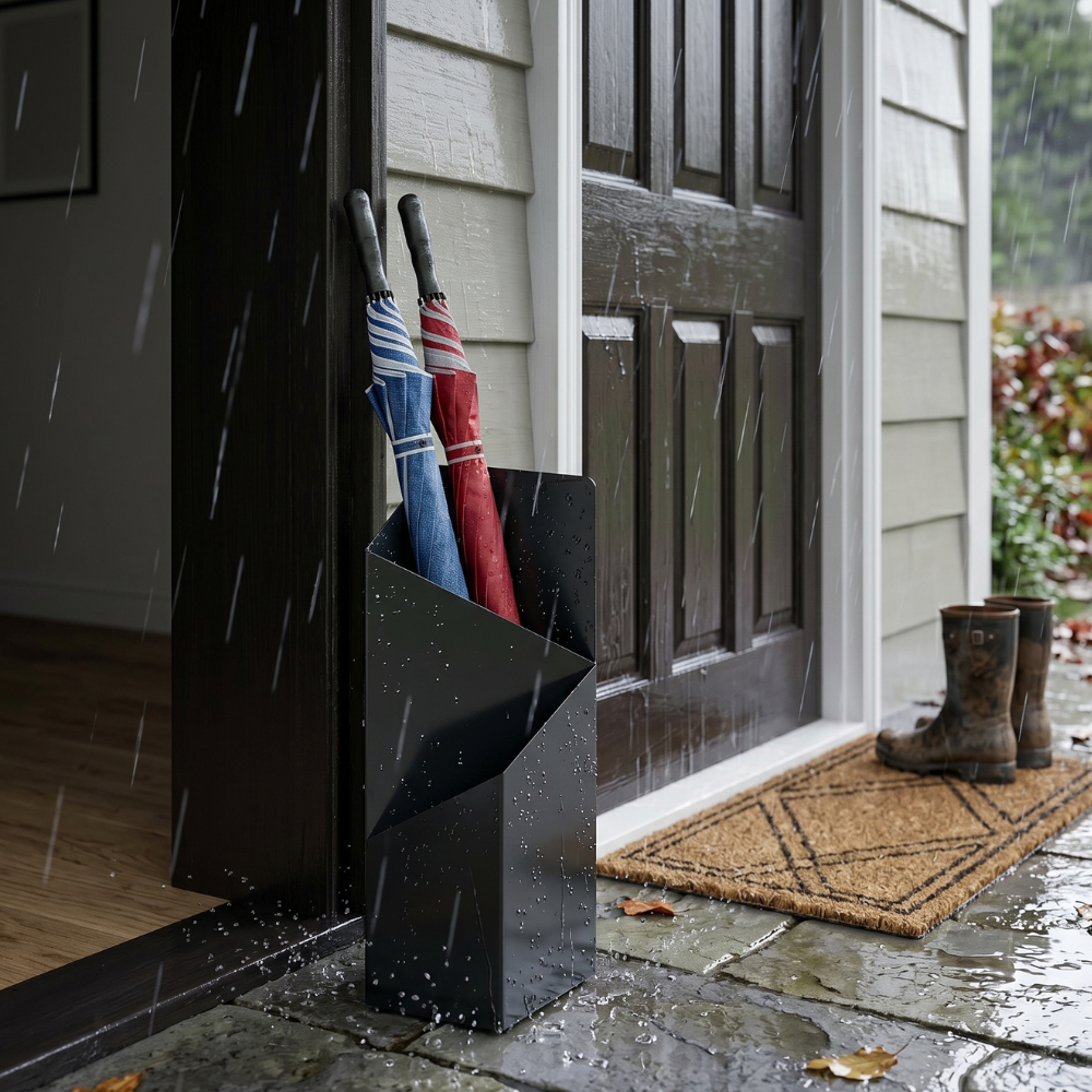 Skandinavischer Regenschirmständer aus Metall