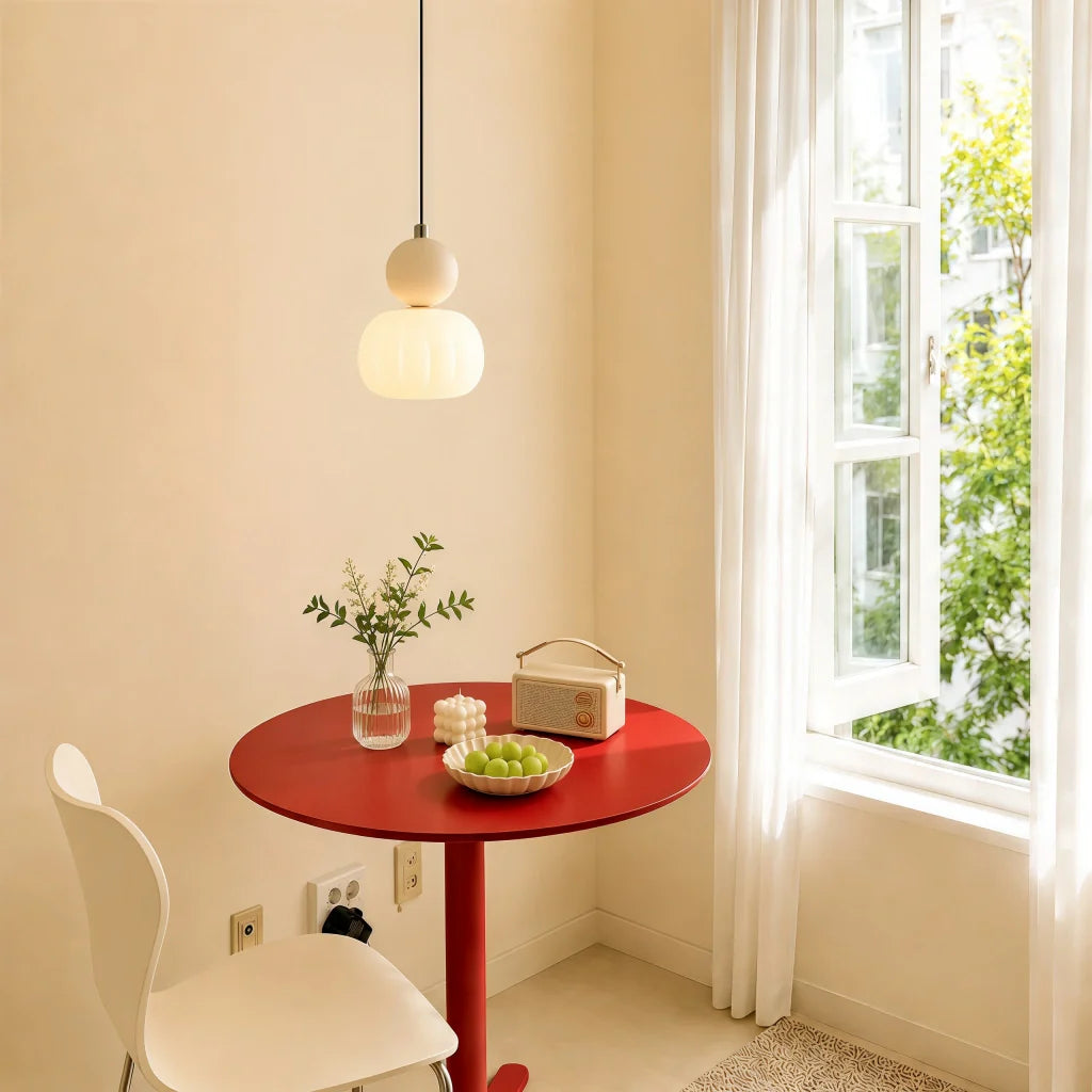 Art-déco-Pendelleuchte in Schalenform