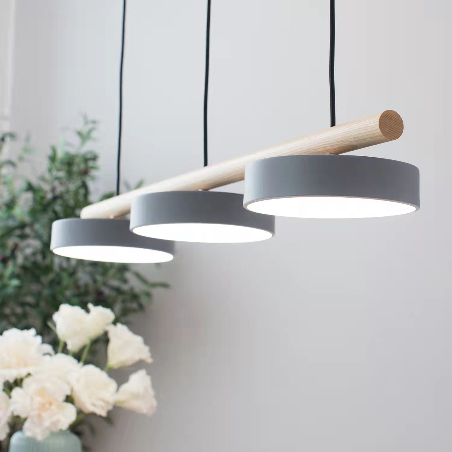 Pendelleuchte Bird aus Holz