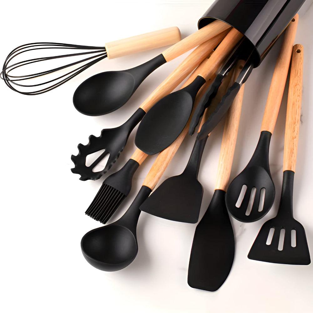 Küchenutensilien-Set aus Silikon