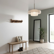 Wandregal aus Holz im Klavier-Tasten-Design