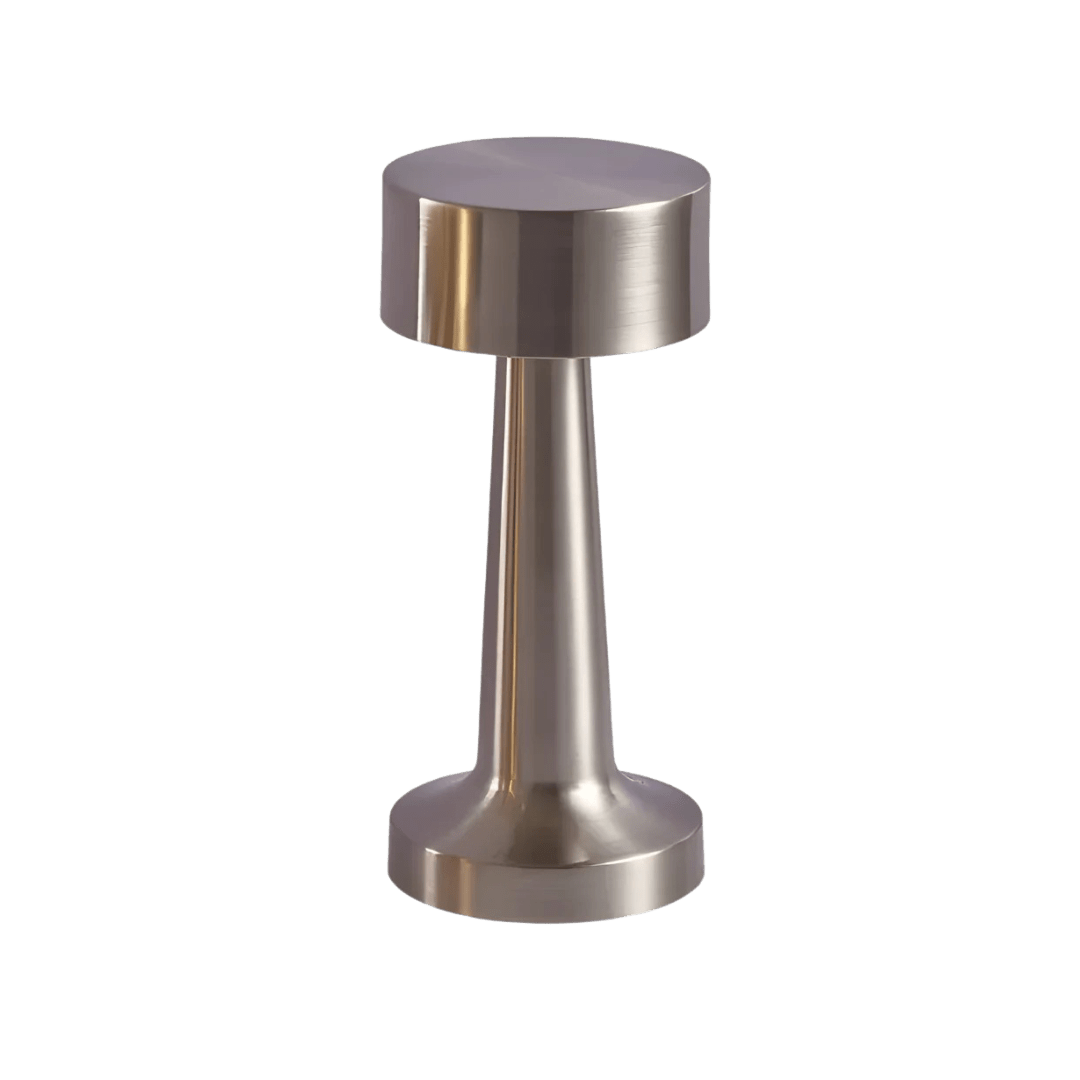 Wiederaufladbare Tischlampe aus Metall