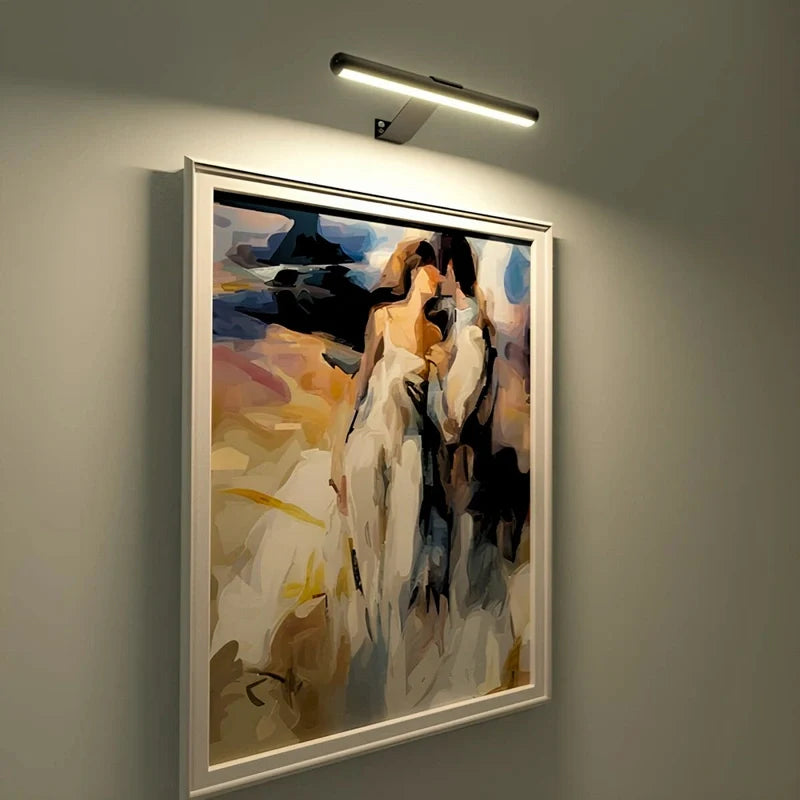 Kabellose Wandleuchte für Kunstwerke