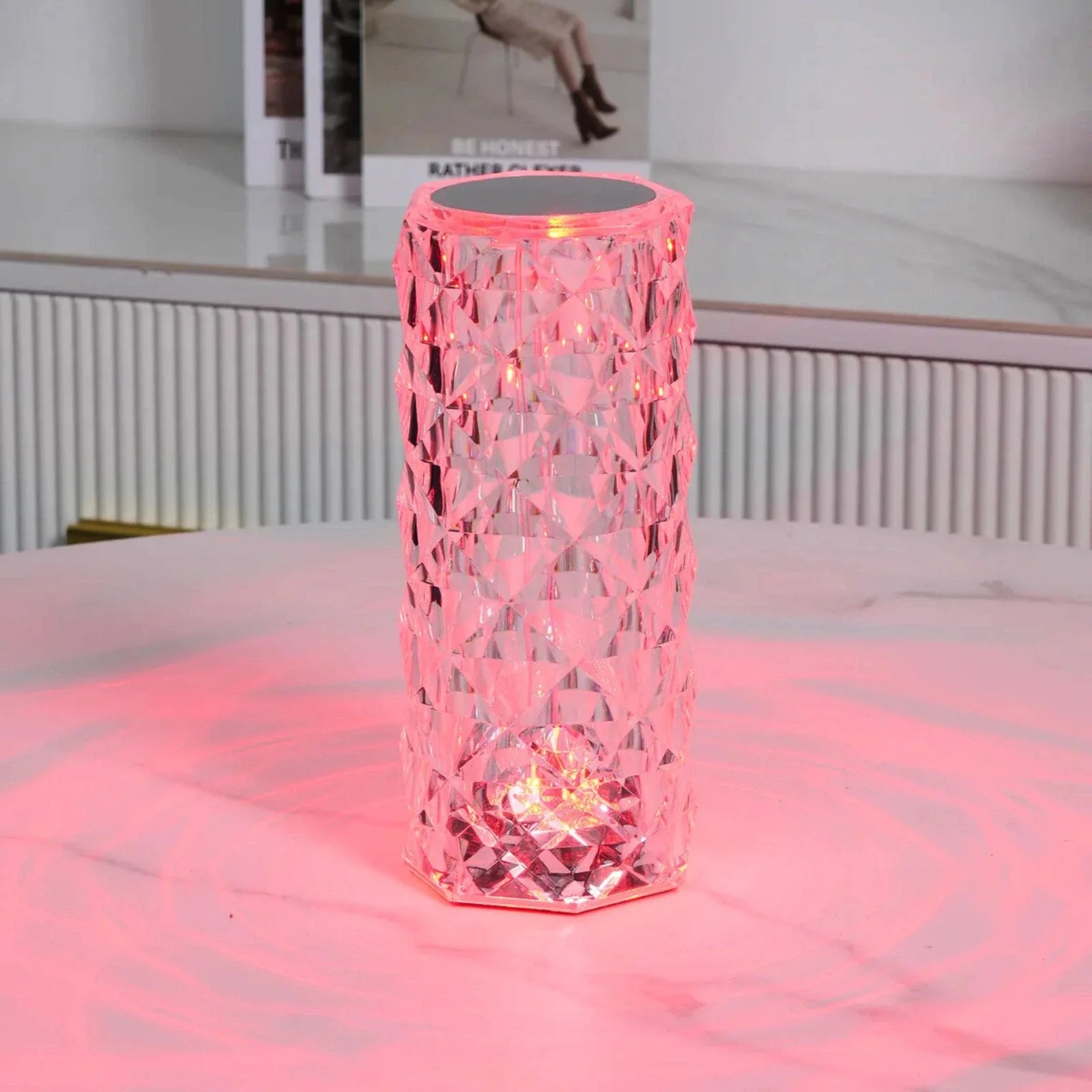 Moderne Kristall-Tischlampe