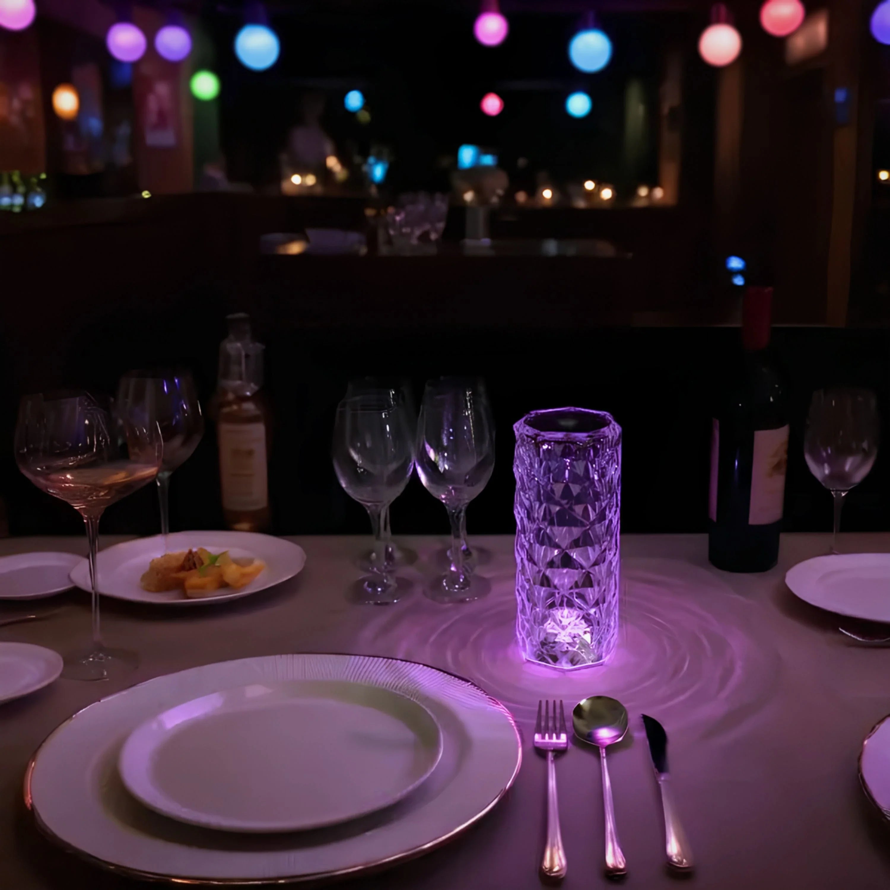 Moderne Kristall-Tischlampe