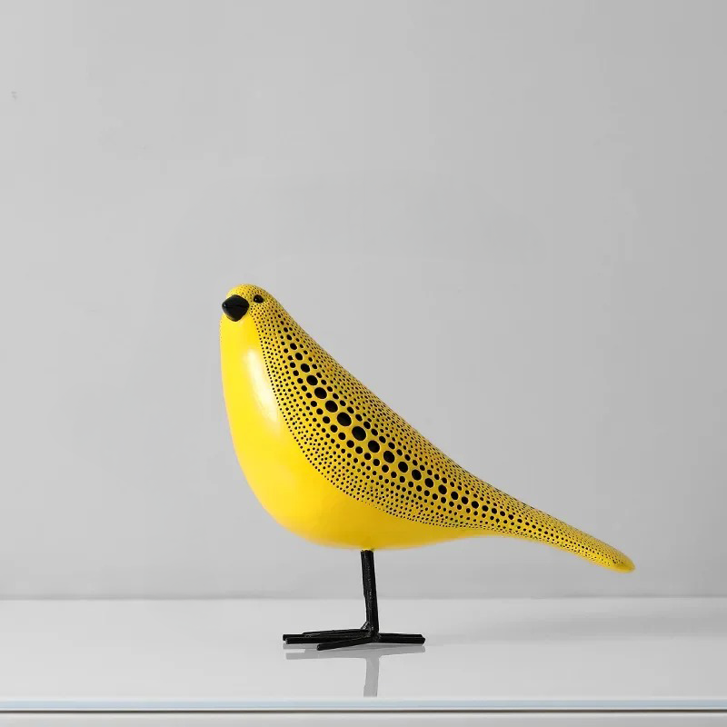 Farbenfrohes Ornament aus Kunstharz