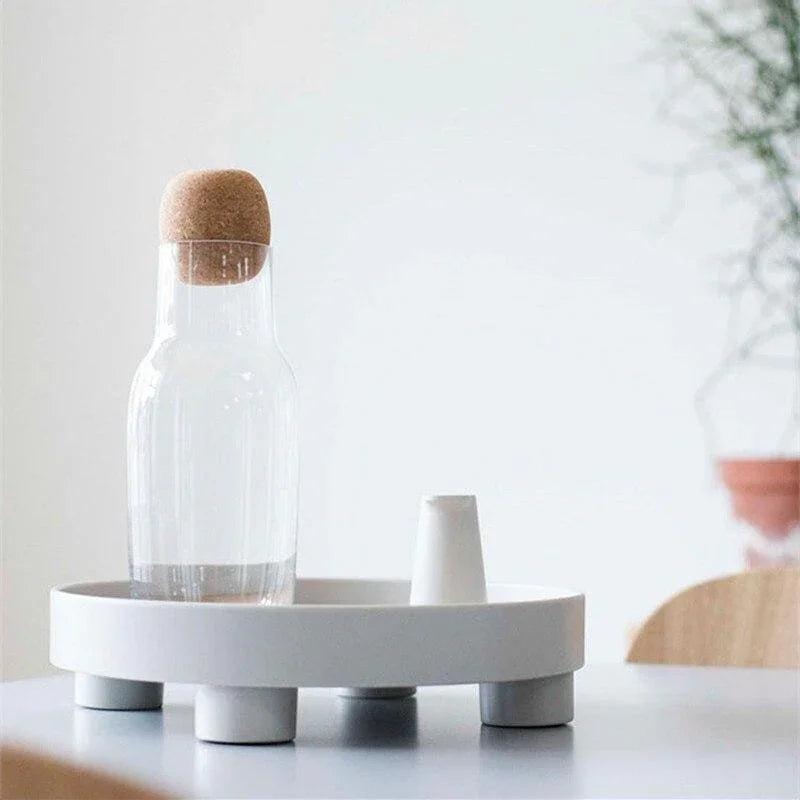 Modern oak serving tray