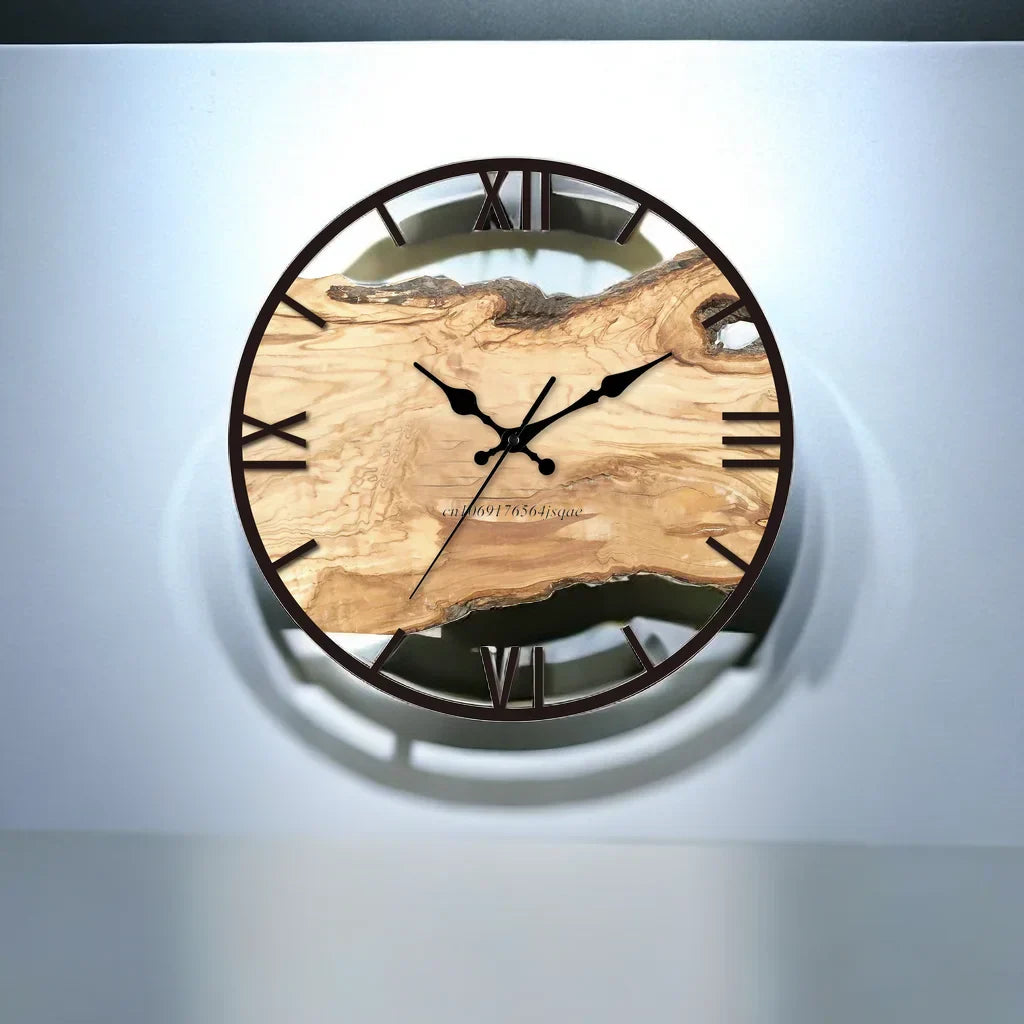 Minimalistische Wanduhr aus Acryl